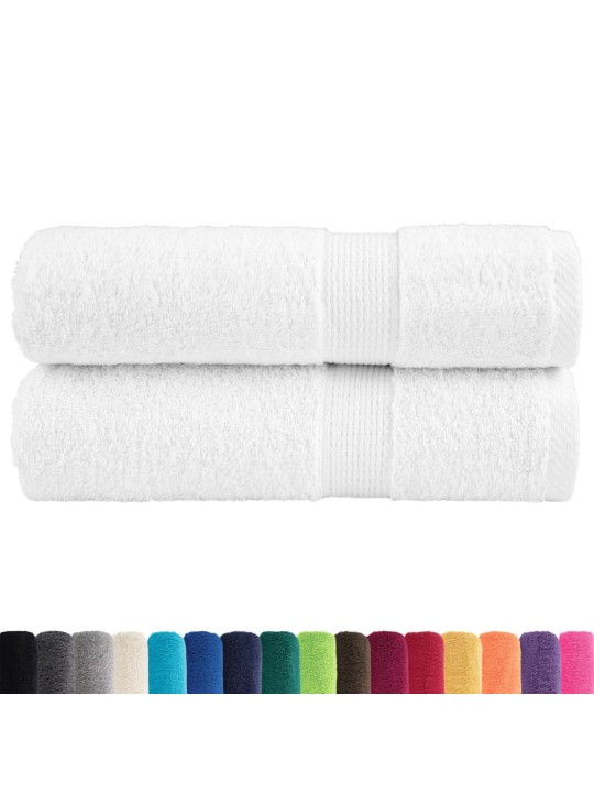 SAUNALINA SOLUND 2 TK, VALGE, 100 X 150 CM, 600 GSM