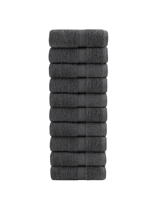 RÄTIKUD SOLUND 10 TK, ANTRATSIITHALL, 30X50 CM, 600 GSM