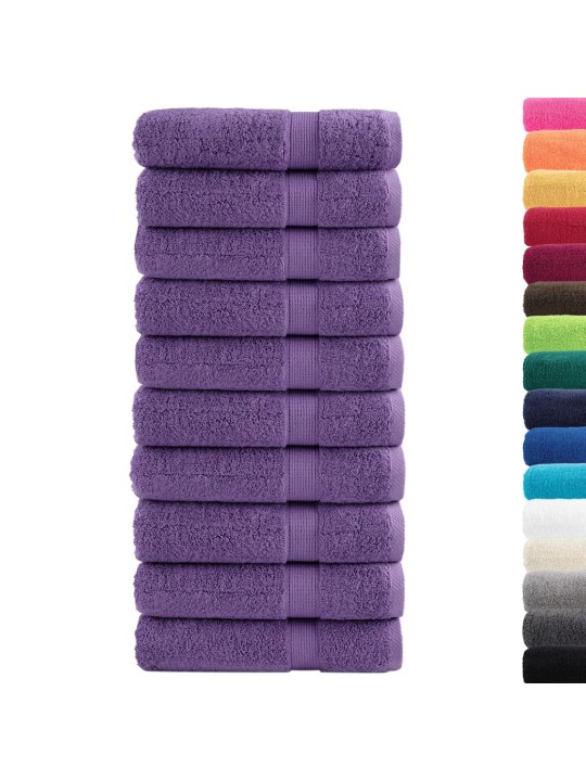 SAUNALINA SOLUND 10 TK, LILLA, 70X140 CM, 600 GSM
