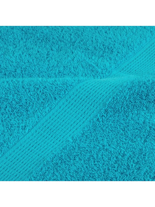 RÄTIKUD SOLUND 10 TK, TÜRKIIS, 100X200 CM, 600 GSM