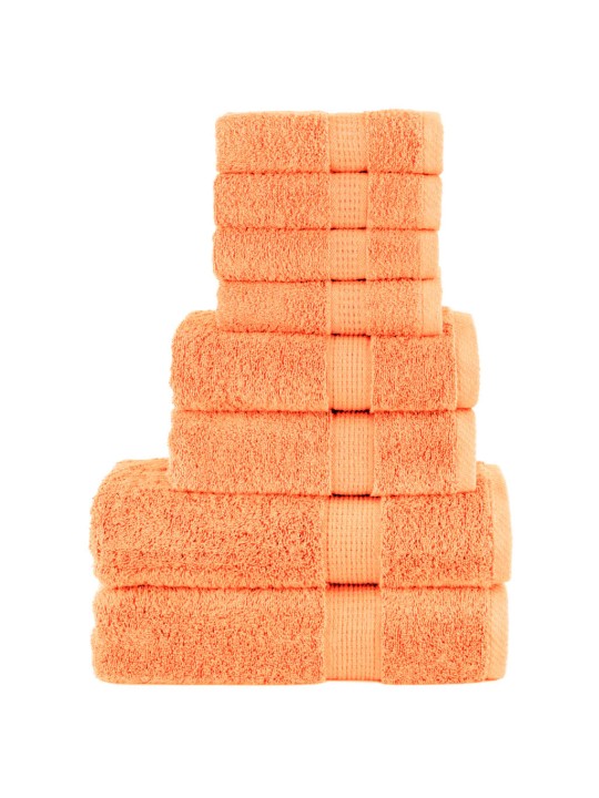 8-OSALINE RÄTIKUTE KOMPLEKT SOLUND, ORANŽ, 600 GSM