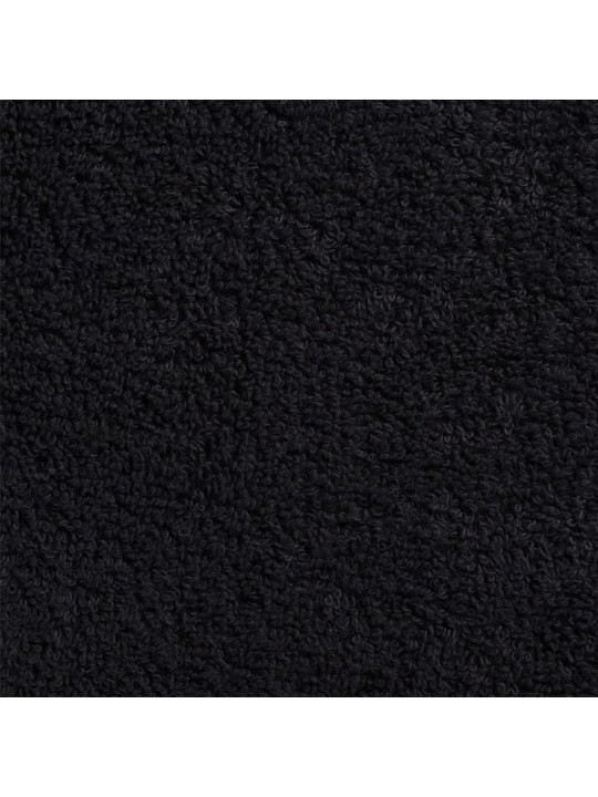 12-OSALINE RÄTIKUTE KOMPLEKT SOLUND, MUST, 600 GSM