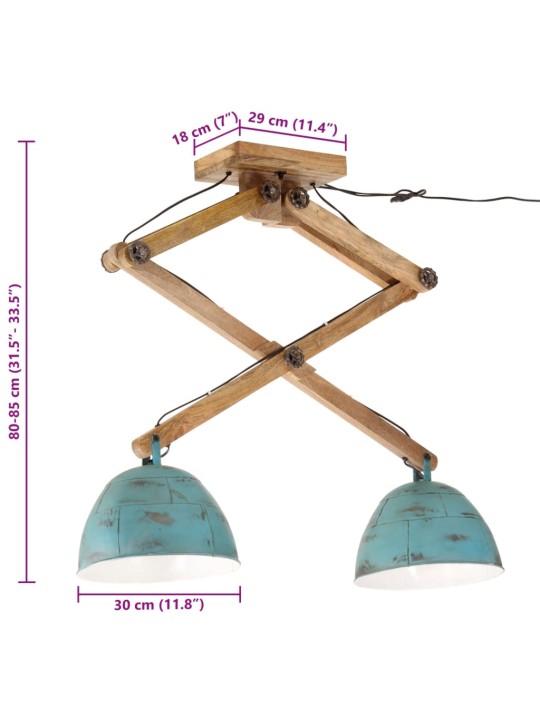 Laelamp, 25 W, kulunud sinine, 29 x 18 x 85 cm, e27