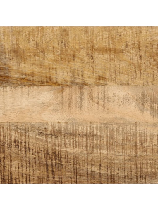 Konsoollaud, 110 x 30 x 75 cm, töötlemata mangopuit ja raud