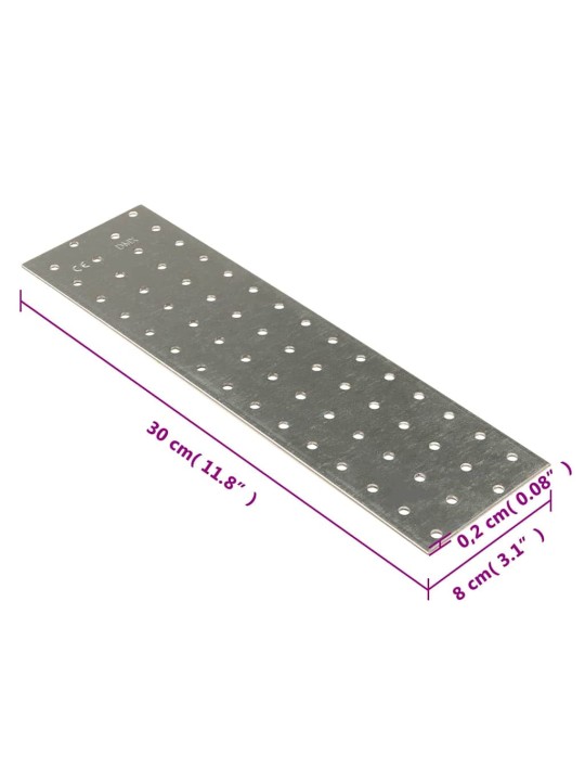 NAELUTUSPLAADID 20 TK, 2 MM, 300X80 MM, TSINGITUD TERAS