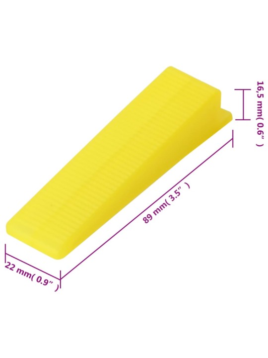 Plaatide tasandussüsteemi kiilud 100 tk