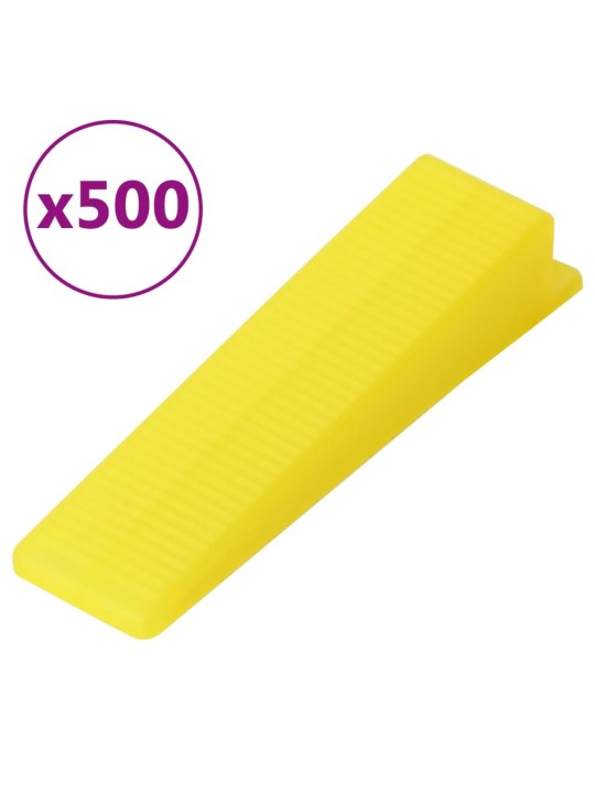 Plaatide tasandussüsteem, 500 kiilu, 2500 klambrit, 1 mm