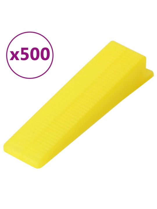 Plaatide tasandussüsteem, 500 kiilu, 2500 klambrit, 1,5 mm