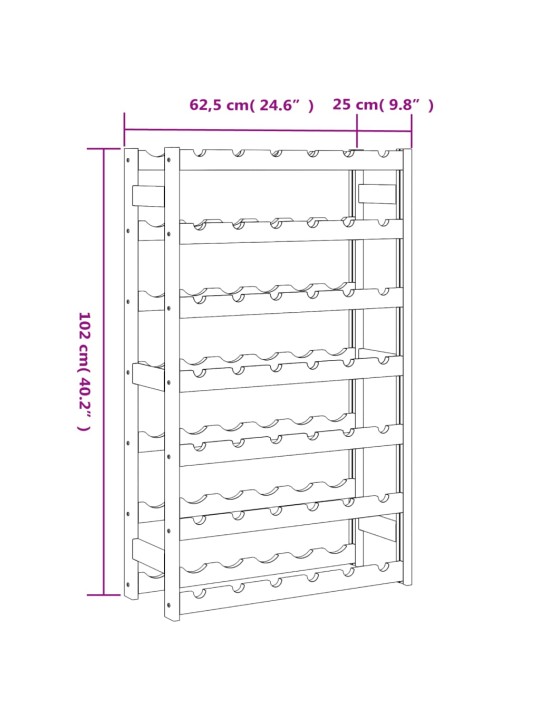 Veiniriiul 42 pudelile, hall, männipuit