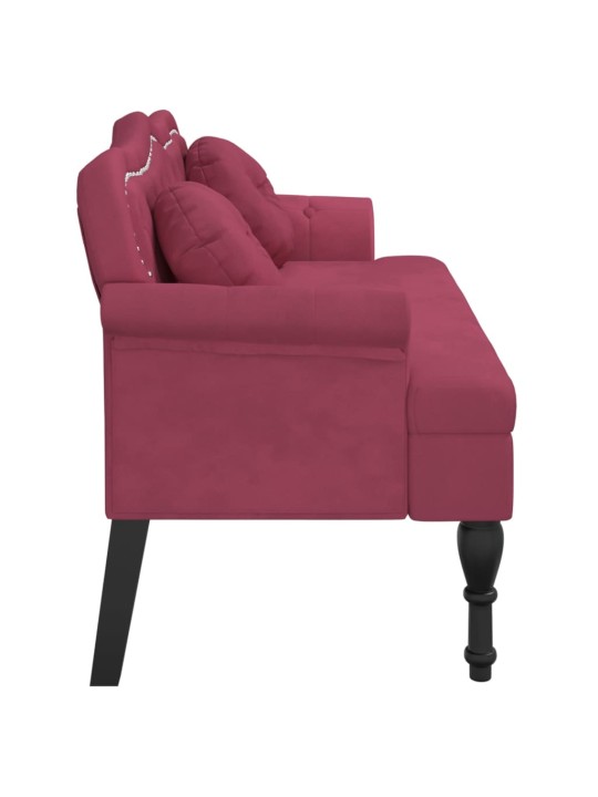 PINK KOOS PATJADEGA, VEINIPUNANE, 120,5 X 65 X 75 CM, SAMET
