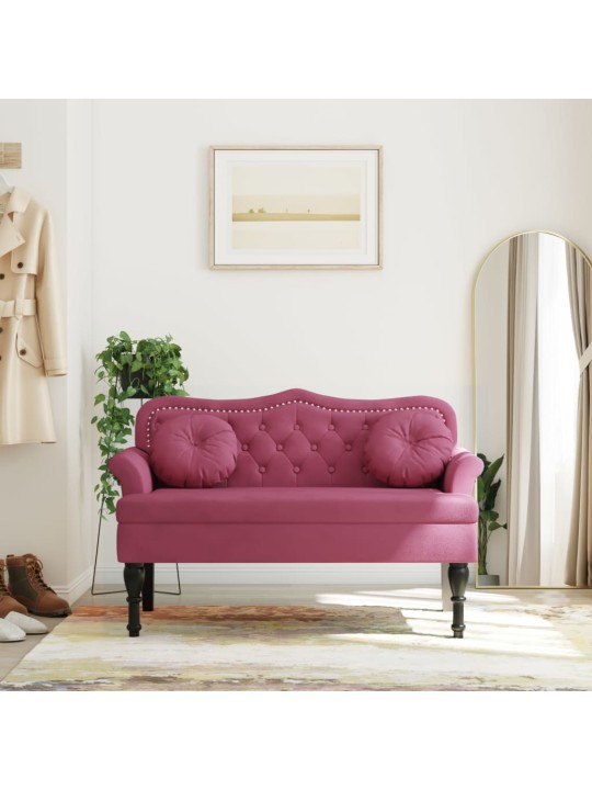 PINK KOOS PATJADEGA, VEINIPUNANE, 120,5 X 65 X 75 CM, SAMET
