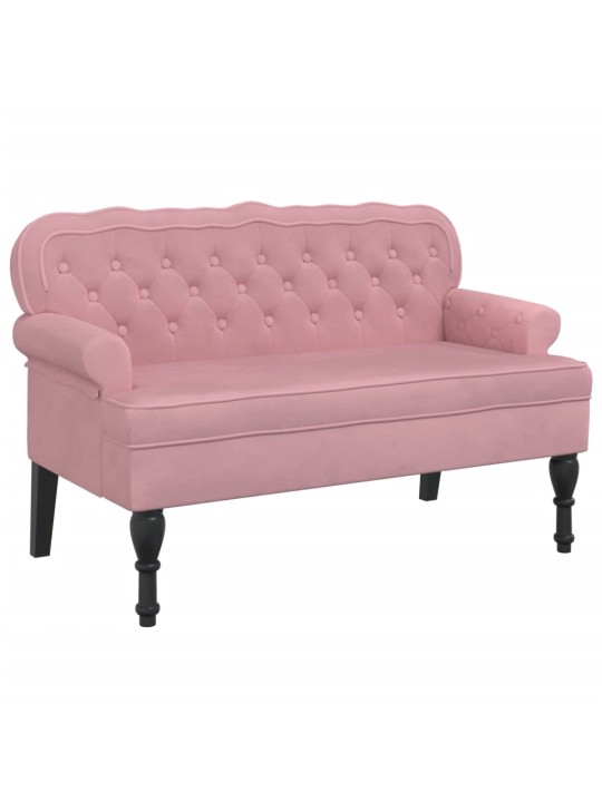 SELJATOEGA PINK, ROOSA, 119,5 X 64,5 X 75 CM, SAMET