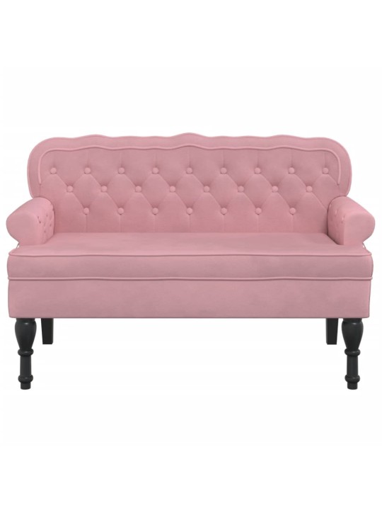 SELJATOEGA PINK, ROOSA, 119,5 X 64,5 X 75 CM, SAMET