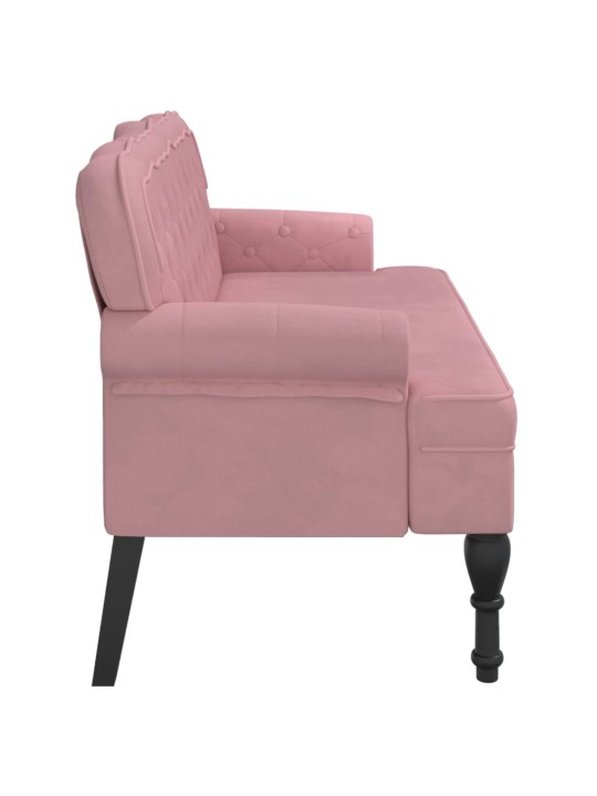 SELJATOEGA PINK, ROOSA, 119,5 X 64,5 X 75 CM, SAMET