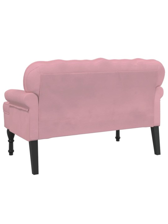 SELJATOEGA PINK, ROOSA, 119,5 X 64,5 X 75 CM, SAMET