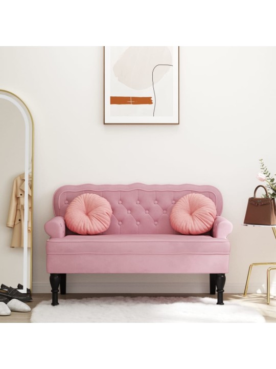 SELJATOEGA PINK, ROOSA, 119,5 X 64,5 X 75 CM, SAMET