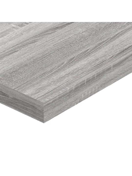 Seinariiulid 4 tk, hall sonoma tamm, 40x10x1,5 cm, tehispuit