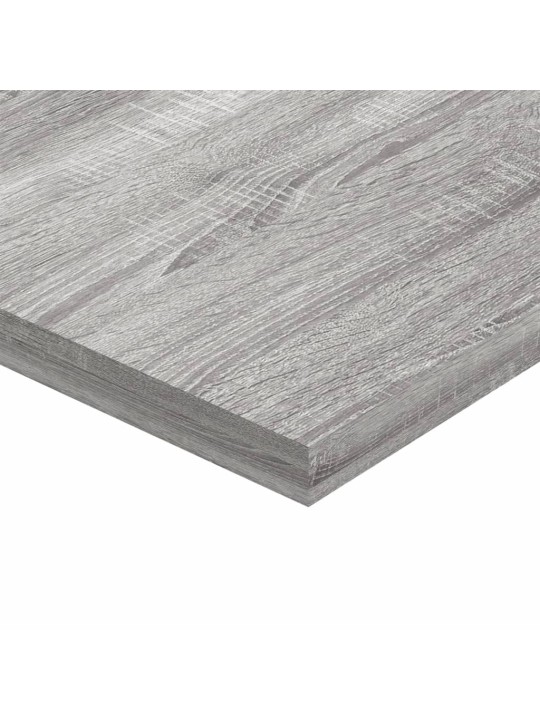 Seinariiulid 4 tk, hall sonoma tamm, 40x20x1,5 cm, tehispuit