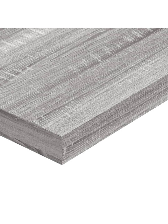 Seinariiulid 4 tk, hall sonoma tamm, 60x10x1,5 cm, tehispuit