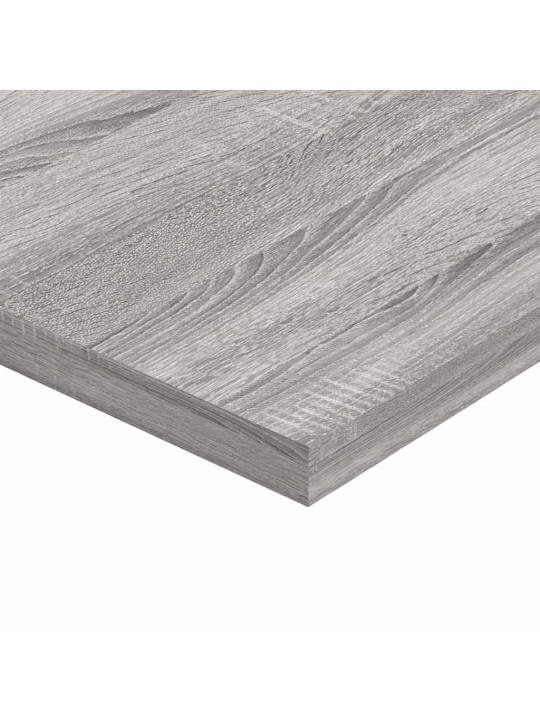 Seinariiulid 4 tk, hall sonoma tamm, 60x40x1,5 cm, tehispuit