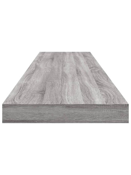 Seinariiulid 4 tk, hall sonoma tamm, 100x10x1,5 cm, tehispuit