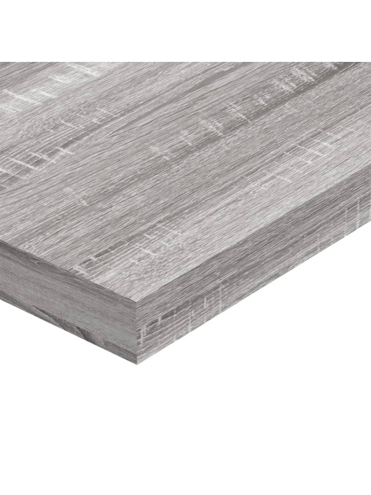 Seinariiulid 4 tk, hall sonoma tamm, 100x10x1,5 cm, tehispuit