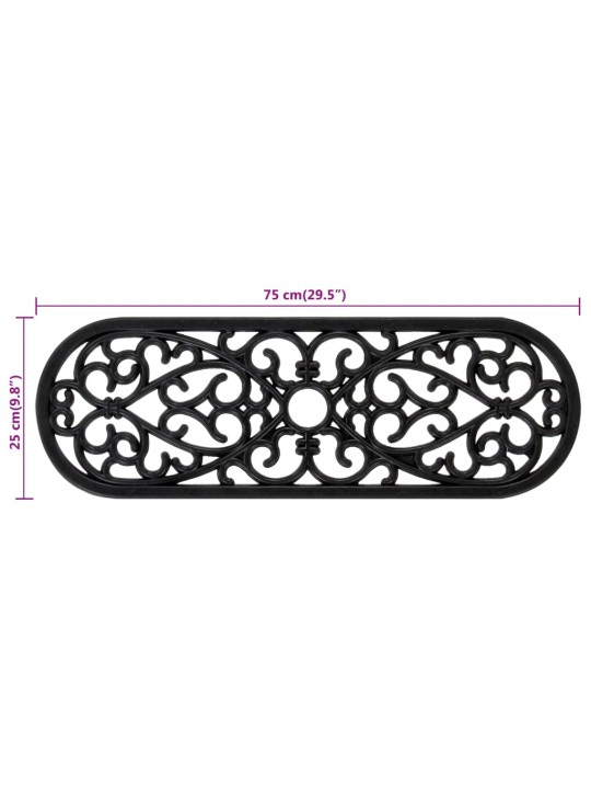 Trepiastme matt 10 tk, 25 x 75 cm, kumm