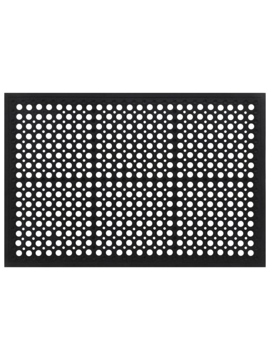 Uksematt, ristkülik, 60x90 cm, kumm