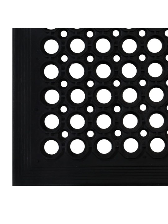 Uksematt, ristkülik, 60x90 cm, kumm