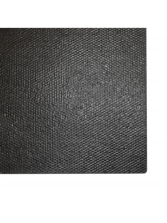 Uksematt, must, 100 x 200 cm, flokeeritud kookoskiud