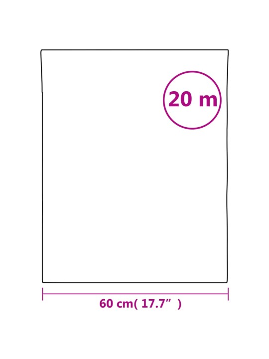 Aknakile, jäätunud, triibud, 60 x 2000 cm, pvc