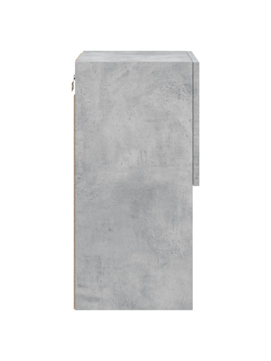 LED-tuledega telerikapid 2 tk, betoonhall, 30,5 x 30 x 60 cm