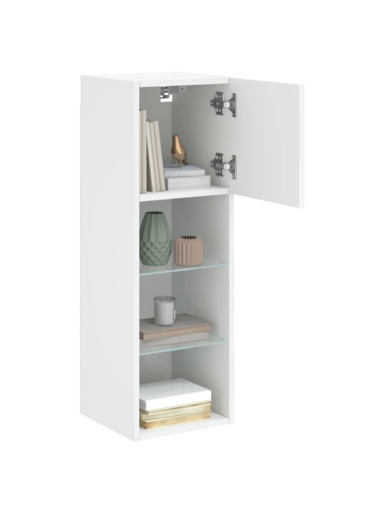 LED-tuledega telerikapid 2 tk, valge, 30,5 x 30 x 90 cm