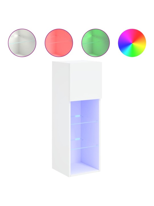 LED-tuledega telerikapid 2 tk, valge, 30,5 x 30 x 90 cm