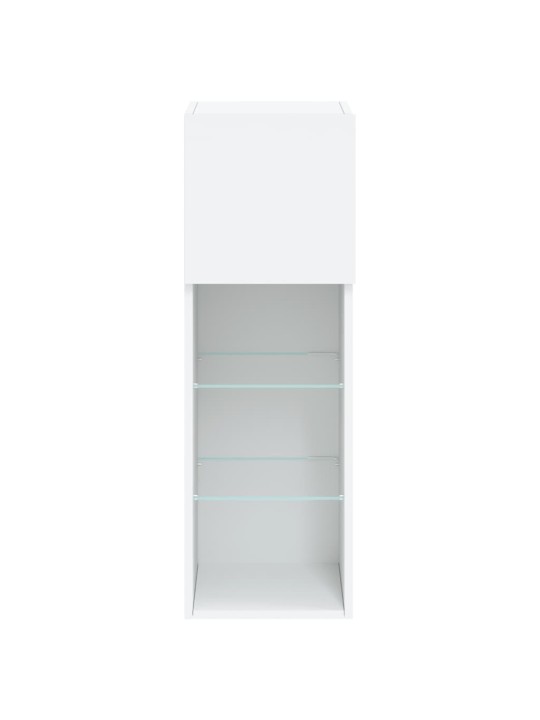 LED-tuledega telerikapid 2 tk, valge, 30,5 x 30 x 90 cm