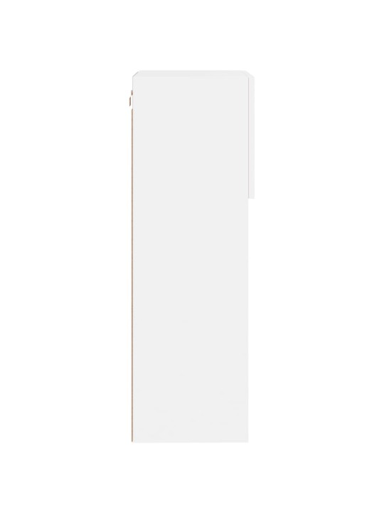 LED-tuledega telerikapp, valge, 40,5 x 30 x 90 cm