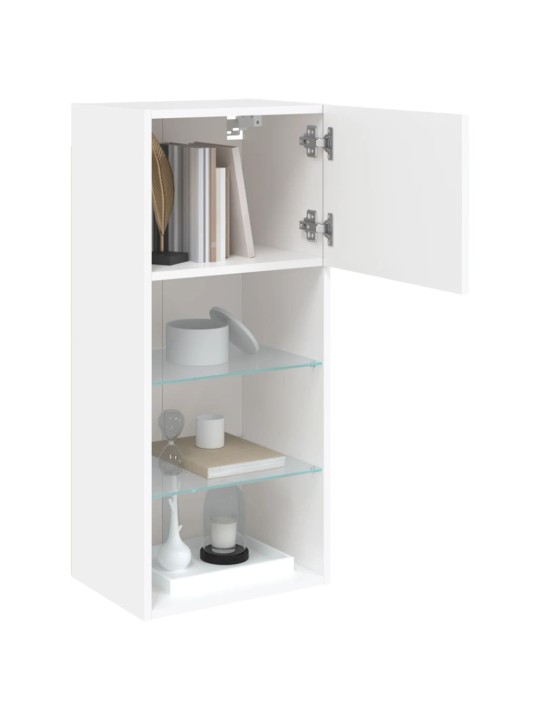 LED-tuledega telerikapid 2 tk, valge, 40,5 x 30 x 90 cm