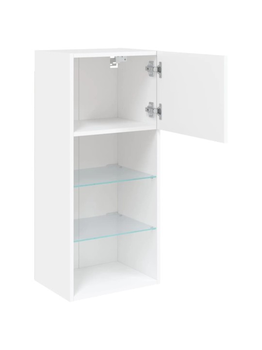 LED-tuledega telerikapid 2 tk, valge, 40,5 x 30 x 90 cm
