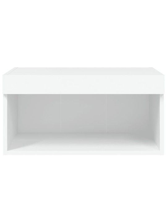 LED-tuledega telerikapp, valge, 60 x 30 x 30 cm