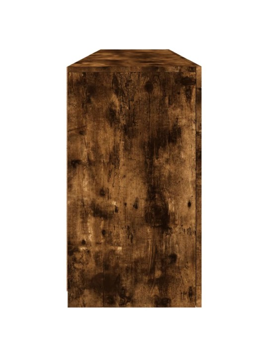 Puhvetkapp LED-tuledega, suitsutatud tamm, 164 x 37 x 67 cm