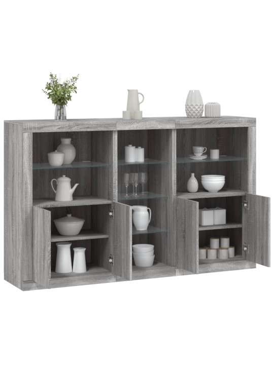 PUHVETKAPP LED-TULEDEGA, HALL SONOMA TAMM, 162 X 37 X 100 CM