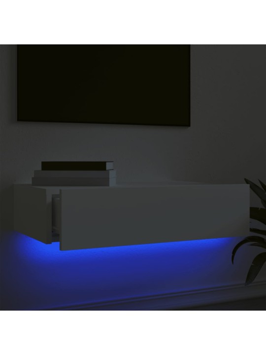 Telerialus LED-tuledega, valge, 60 x 35 x 15,5 cm