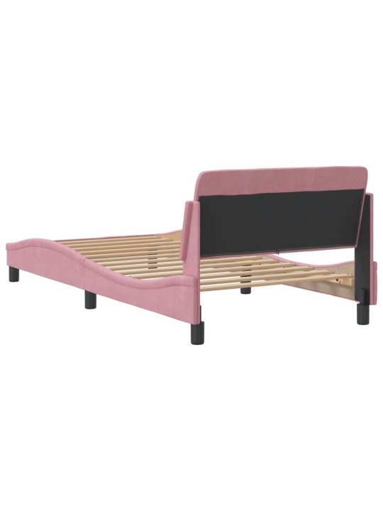 VOODIRAAM PEATSIGA ILMA MADRATSITA ROOSA 100X200 CM SAMET