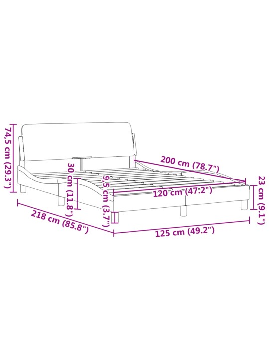 VOODIRAAM PEATSIGA ILMA MADRATSITA SININE 120X200 CM KANGAS