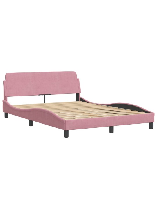VOODIRAAM PEATSIGA ILMA MADRATSITA ROOSA 120X200 CM SAMET