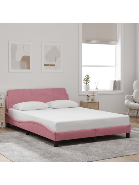 VOODIRAAM PEATSIGA ILMA MADRATSITA ROOSA 120X200 CM SAMET