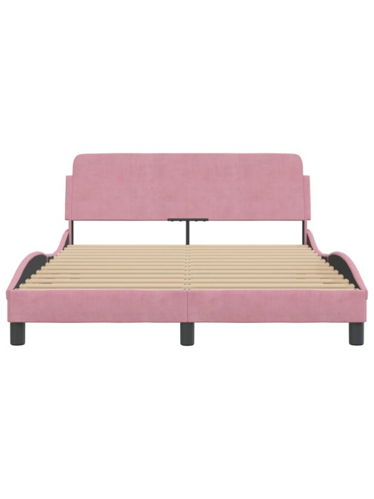 VOODIRAAM PEATSIGA ILMA MADRATSITA ROOSA 140X190 CM SAMET
