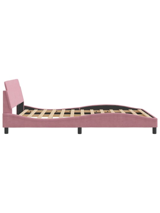 VOODIRAAM PEATSIGA ILMA MADRATSITA ROOSA 140X190 CM SAMET