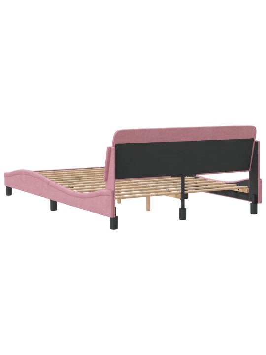 VOODIRAAM PEATSIGA ILMA MADRATSITA ROOSA 140X190 CM SAMET