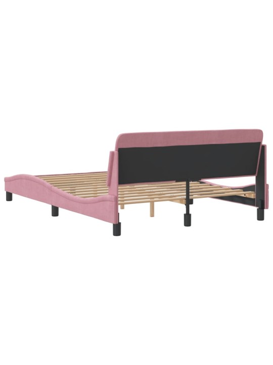 VOODIRAAM PEATSIGA ILMA MADRATSITA ROOSA 140X200 CM SAMET